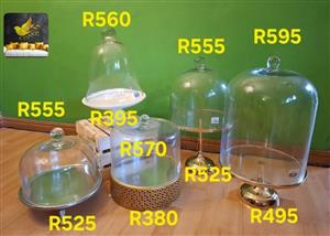 Glass domes and underplates