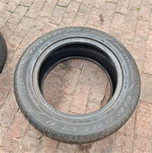 SET OF 4 GOOD YEAR WRANGLER TYRES 235/60/18