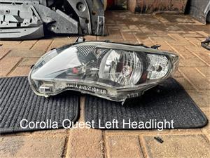 Toyota Corolla Quest Left Headlight
