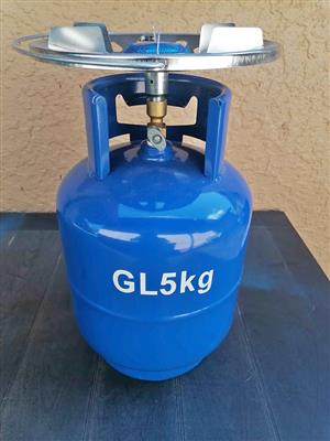 Gas combo 5kg gas cylinder with stainless steel gas cooker top