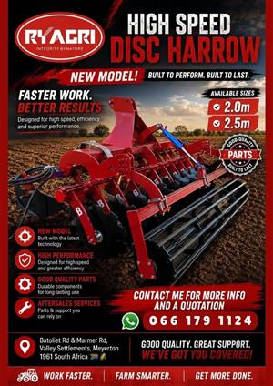High Speed Disc Harrow