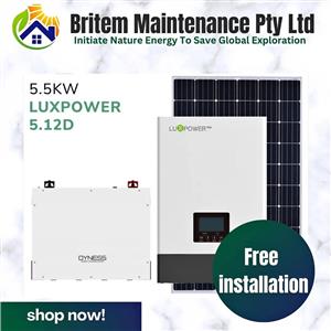 5kva lux power with dyness batteries