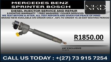 Mercedes Sprinter Bosch Diesel Injectors 