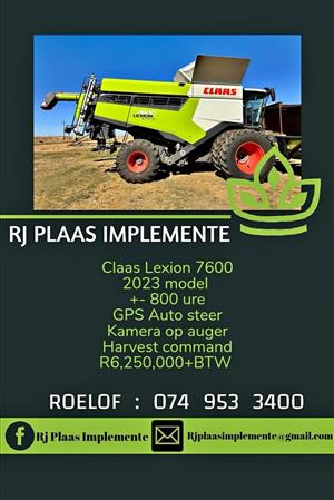 Claas Lexion 7600 stroper