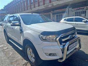 2019 FORD RANGER 3.2 TDCI XLT DIESEL, AUTOMATIC 4X4, DOUBLE CAB CANOPY, WHITE , 96000KM