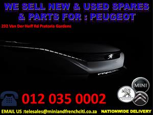 Various sued Peugeot body parts for sale 