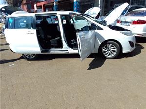 2014 MAZDA 5 1.6 MANUAL PETROL WHITE 7SEATS 