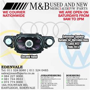Subwoofer speaker (Second Hand) Suitable for Mercedes-Benz S-Class W221  2005-2014