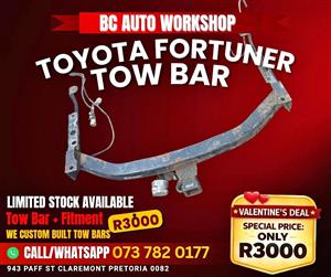 Toyota fortuner tow bar with fitment 