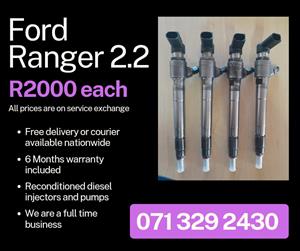 FORD RANGER 2.2 INJECTORS FOR SALE WITH WARRANTY 