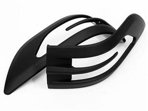 Toyota Hilux Matt Black Foglamp Covers (pair)