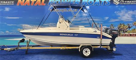 BENQUELA 17 FT ON TRAILER 2 X 70 HP YAMAHA FINANCE ARRANGED  