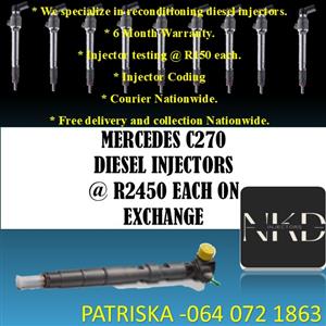 DIESEL INJECTORS FOR MERCEDES C270 FOR SALE 