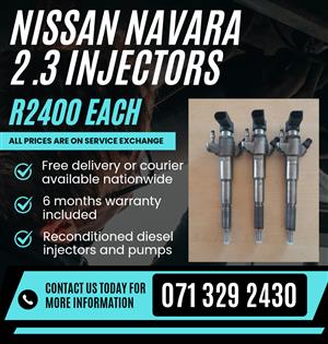 NISSAN NAVARA 2.3 INJECTORS FOR SALE WITH WARRANTY 