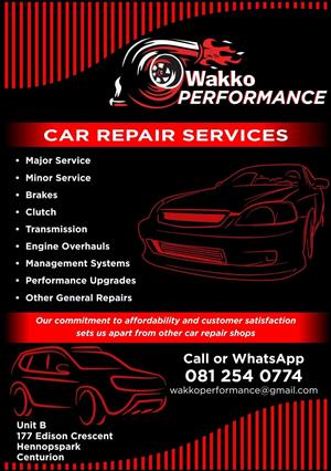 Vehicle services and performance upgrades