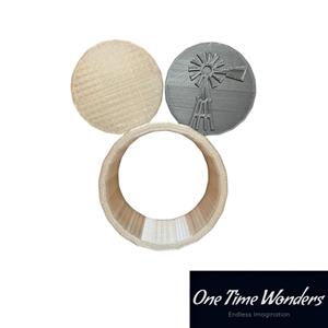 60mm Windmill Bath Bomb Mould
