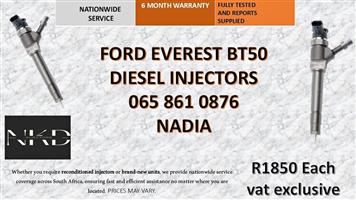 FORD EVEREST BT50 DIESEL INJECTORS FOR SALE 