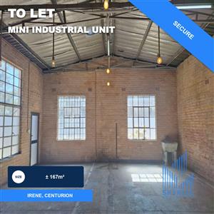 To Let Mini Industrial Factory in Irene, Centurion