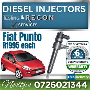 Fiat Punto diesel injectors for sale