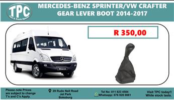 Mercedes-Benz Sprinter/VW Crafter Gear Lever Boot 2014 - 2017 - For Sale at TPC.