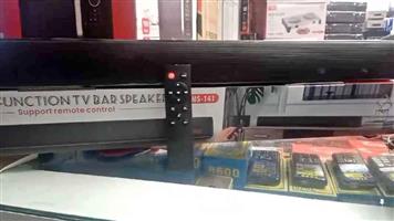 40w BLUETOOTH SOUNDBAR WITH REMOTE(88cm), NEW WITH WARRANTY AND FREE DELIVERY