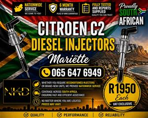 Reconditioned Citroen C2 injectors