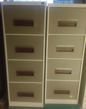 Steel Used 4 Drawer Filing Cabinets 4 Available