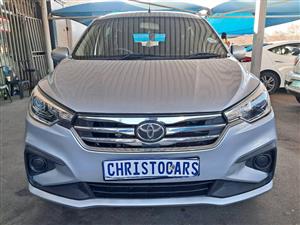 2022 modal Toyota Rumion SX 7-Seatre manual Transmission petrol 1.5 engine Capacity mileage 65000km