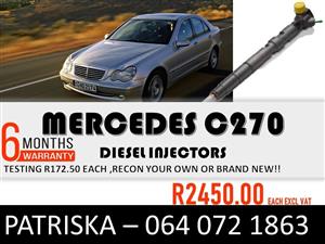 INJECTORS FOR MERCEDES C220 FOR SALE