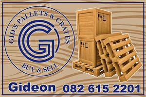 Plastic pallets used office furniture and shipping crates Jhb south