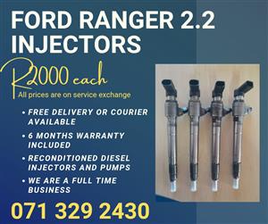 FORD RANGER 2.2 INJECTORS FOR SALE WITH WARRANTY 