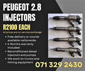 PEUGEOT 2.8 INJECTORS FOR SALE WITH WARRANTY
