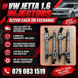 VW JETTA 1.6 INJECTORS FOR SALE WITH WARRANTY 