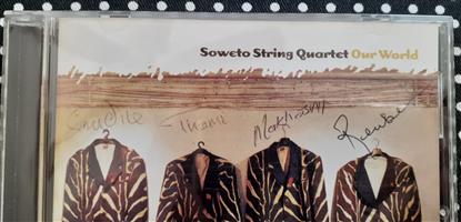 Soweto String Quartet album with original ink autograph/signatures