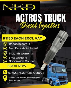 Mercedes Actros Diesel injectors for sale