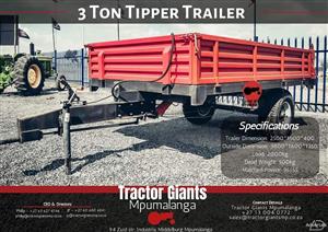3 ton tipper trailer