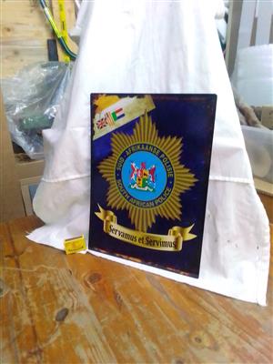 Vintage Metal sign SAP