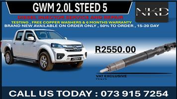 GWM 2.0L STEED 5 Diesel Injectors 