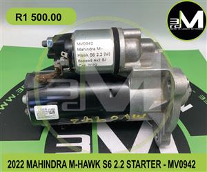 STARTER - MAHINDRA M-HAWK S6