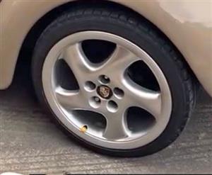 First Come Bases - 17inch Porsche Turbo Twist 5/100 PCD Wheels