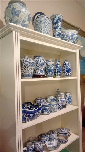 BEAUTIFUL  VARIOUS BLUE MING AUTHENTICATED ORNAMENTAL DISPLAY ITEMS FROM R80 UPWARDS 
