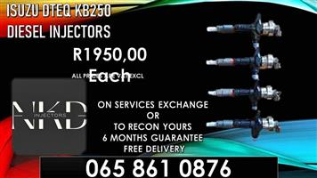 Isuzu KB250 diesel injectors for sale or recon