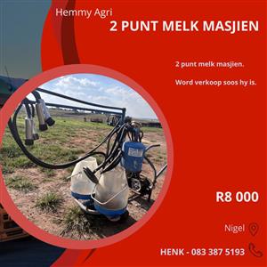 2 Punt Delaval Melk Masjien