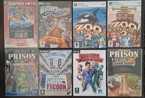 Tycoon PC Games Collection. 8 games to choose from 