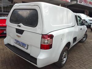 2016 CHEVROLET UTILITY 1.4 MANUAL, PETROL, WHITE COLOUR,  CANOPY, 93,000KM 