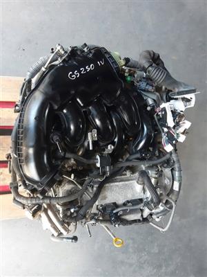 Lexus GS250 4GR-FSE 2.5L V6 Petrol Engine For Sale.