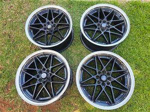 17inch MULTI PCD RIMS LIKE NEW 