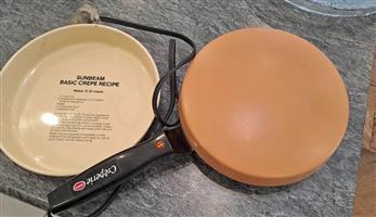 vintage Sunbeam "Crêperie" electric crepe maker . 