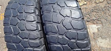 265/70/17 BF Goodrich M/T tyres for sell