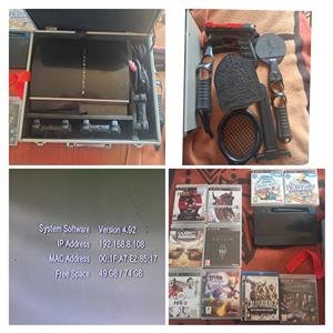 Playstation 3, U Draw Tablet, Accessories and Games